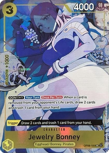 Jewelry Bonney (Illustration Box EX), One Piece Promotion Cards OP08-105