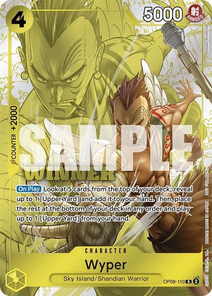 Wyper (Winner Pack 2025 Vol. 2), One Piece Promotion Cards OP08-110