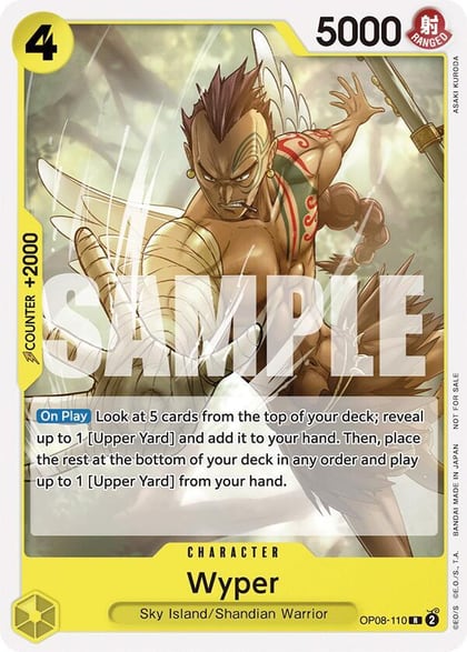 Wyper (Tournament Pack 2025 Vol. 2), One Piece Promotion Cards OP08-110