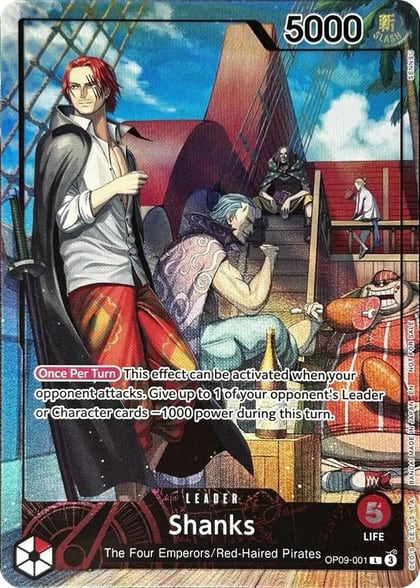 Shanks (2025 PSA Magazine Promo), One Piece Promotion Cards OP09-001