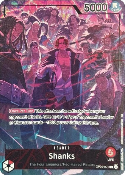 Shanks (English Version 2nd Anniversary Set), One Piece Promotion Cards OP09-001