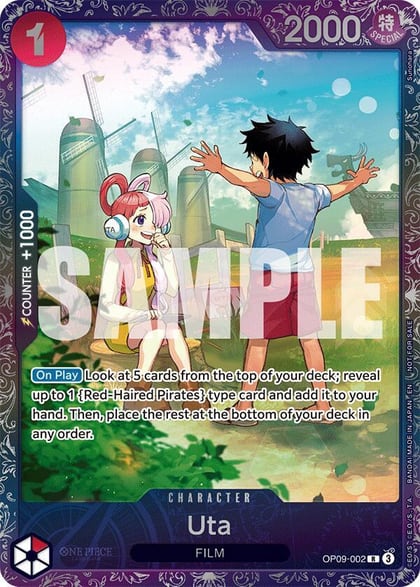 Uta (Treasure Cup 2025), One Piece Promotion Cards OP09-002