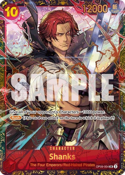 Shanks (Championship 25-26 Offline Regionals Season 2), One Piece Promotion Cards OP09-004