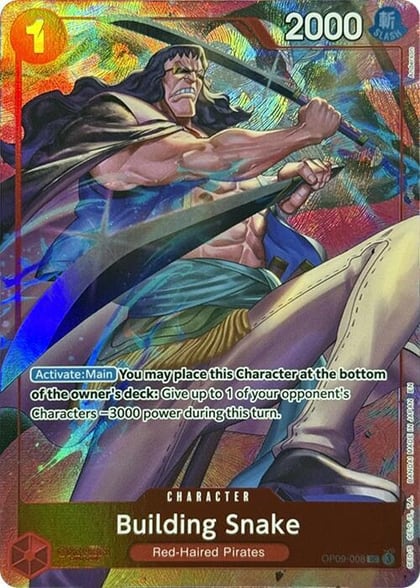 Building Snake (Premium Card Collection -Best Selection Vol. 4-), One Piece Promotion Cards OP09-008