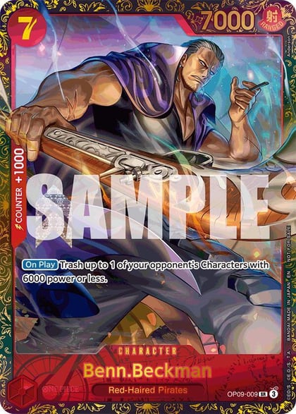 Benn.Beckman (Championship 25-26 Offline Regionals Season 2), One Piece Promotion Cards OP09-009