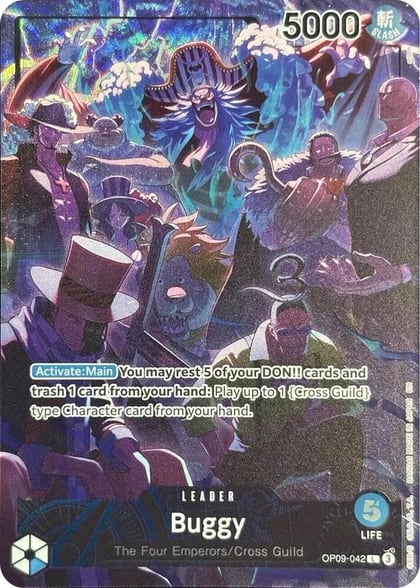 Buggy (English Version 2nd Anniversary Set), One Piece Promotion Cards OP09-042