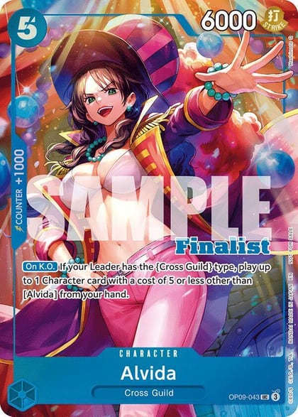 Alvida (CS 25-26 Finalist Card Set 2), One Piece Promotion Cards OP09-043