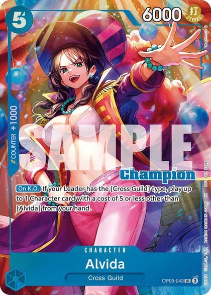 Alvida (CS 25-26 Winner Card Set 2), One Piece Promotion Cards OP09-043