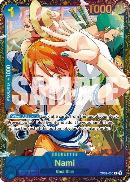 Nami (Championship 25-26 Regionals Season 1), One Piece Promotion Cards OP09-050