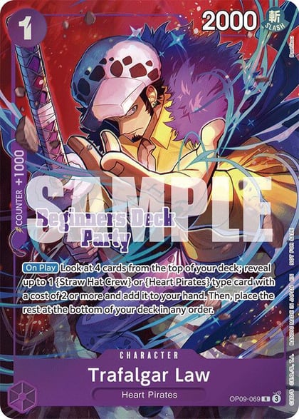 Trafalgar Law (Beginners Deck Party [ST-23] - [ST-28] Winner Pack), One Piece Promotion Cards OP09-069