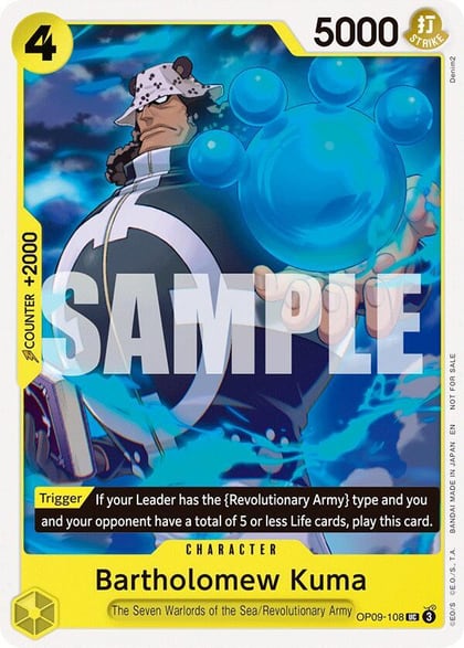 Bartholomew Kuma (Tournament Pack 2025 Vol. 4), One Piece Promotion Cards OP09-108