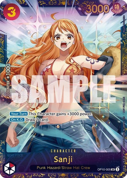 Sanji (Treasure Cup 2025), One Piece Promotion Cards OP10-005