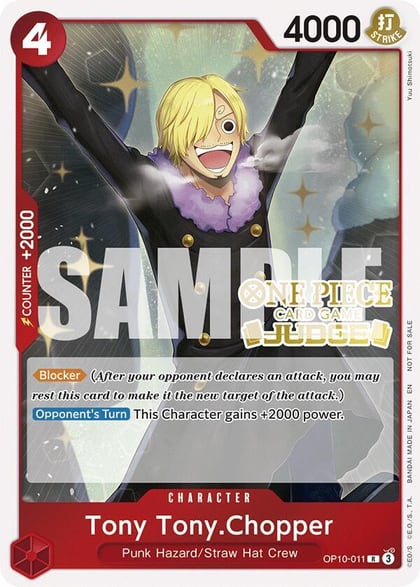 Tony Tony.Chopper (Judge Pack Vol. 6), One Piece Promotion Cards OP10-011