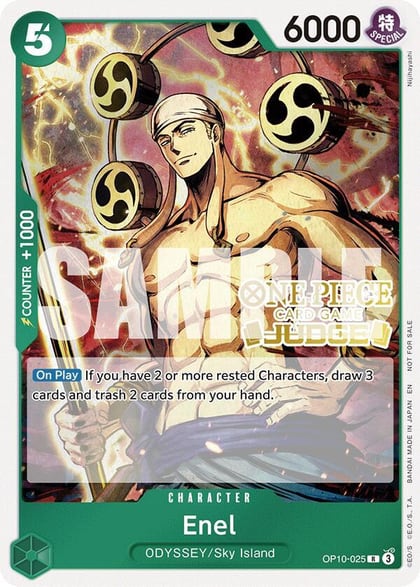 Enel (Judge Pack Vol. 6), One Piece Promotion Cards OP10-025