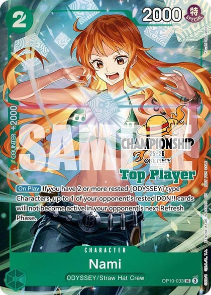 Nami (CS 25-26 Top Player Pack), One Piece Promotion Cards OP10-033