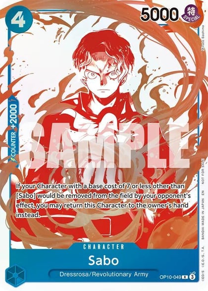 Sabo - OP10-049 (3rd Anniversary Treasure Campaign Pack), One Piece Promotion Cards OP10-049