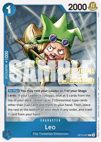 Leo (Judge Pack Vol. 6), One Piece Promotion Cards OP10-057