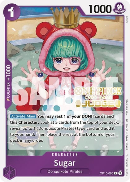 Sugar (Judge Pack Vol. 6), One Piece Promotion Cards OP10-065