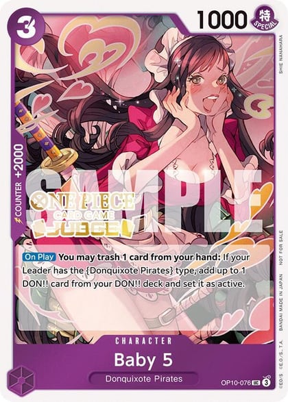 Baby 5 (Judge Pack Vol. 5), One Piece Promotion Cards OP10-076