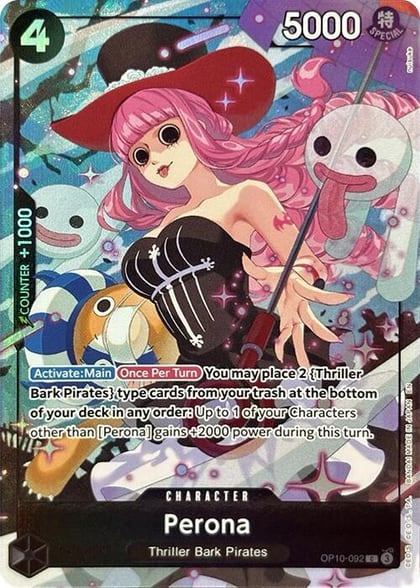 Perona (Premium Card Collection -Best Selection Vol. 4-), One Piece Promotion Cards OP10-092