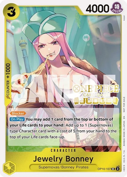Jewelry Bonney (Judge Pack Vol. 7), One Piece Promotion Cards OP10-107