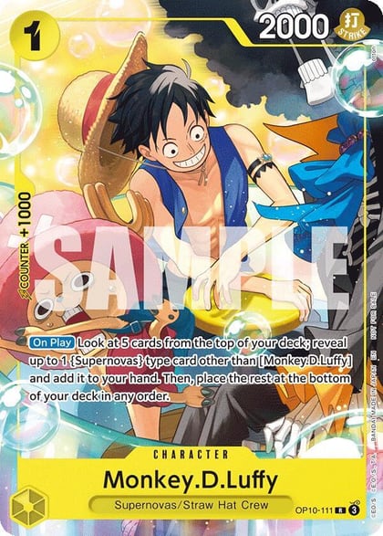 Monkey.D.Luffy (Welcome Pack 2026 Vol.1), One Piece Promotion Cards OP10-111