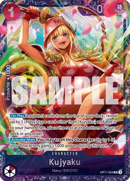 Kujyaku (Treasure Cup August 2025), One Piece Promotion Cards OP11-004