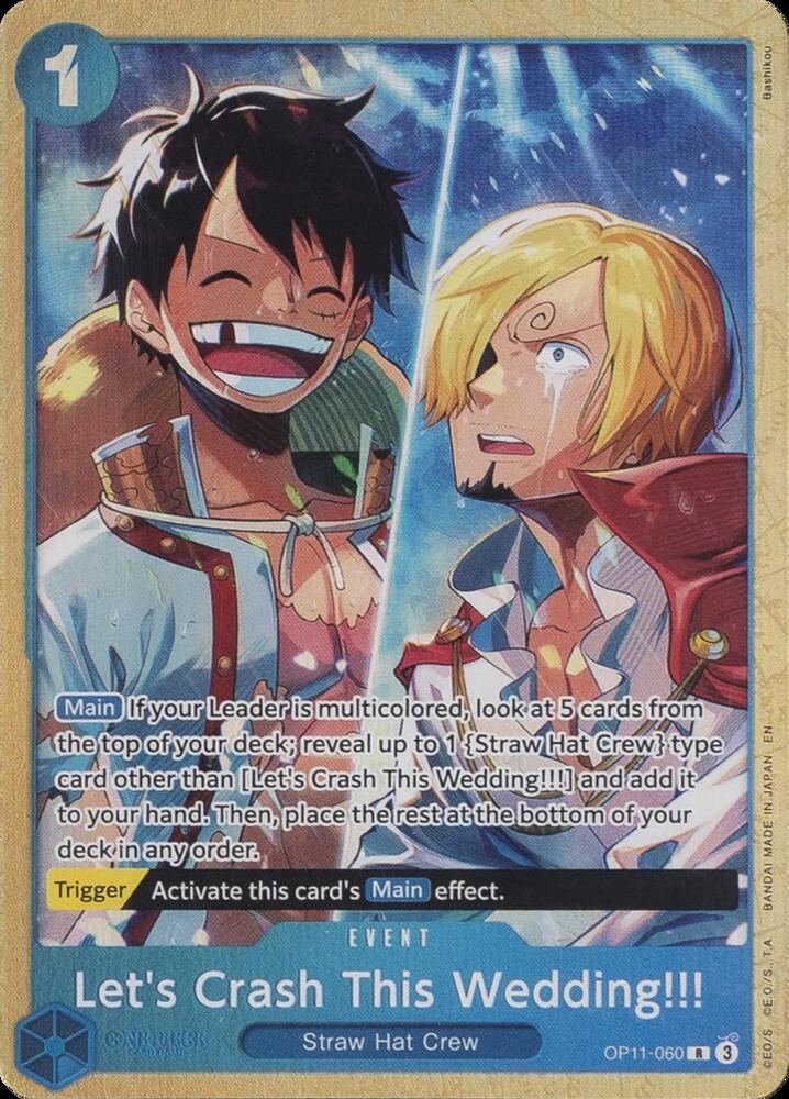 Let's Crash This Wedding!!! (Premium Card Collection -Best Selection Vol. 5-), One Piece Promotion Cards OP11-060