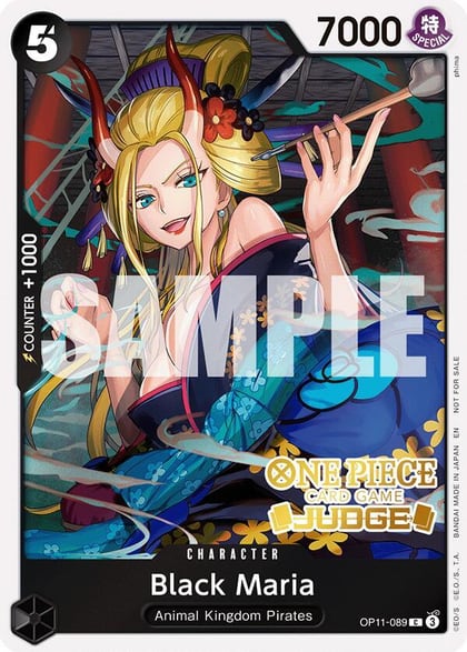 Black Maria (Judge Pack Vol. 7), One Piece Promotion Cards OP11-089