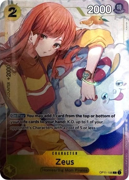 Zeus (Official Playmat -Bandai Card Games Fest 24-25 Edition-), One Piece Promotion Cards OP11-106