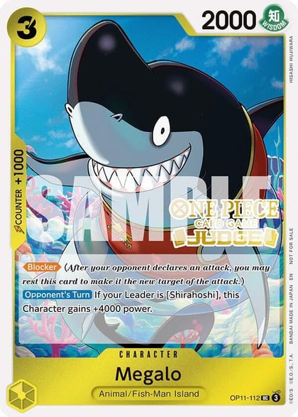 Megalo (Judge Pack Vol. 7), One Piece Promotion Cards OP11-112