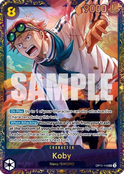 Koby (Treasure Cup August 2025), One Piece Promotion Cards OP11-119