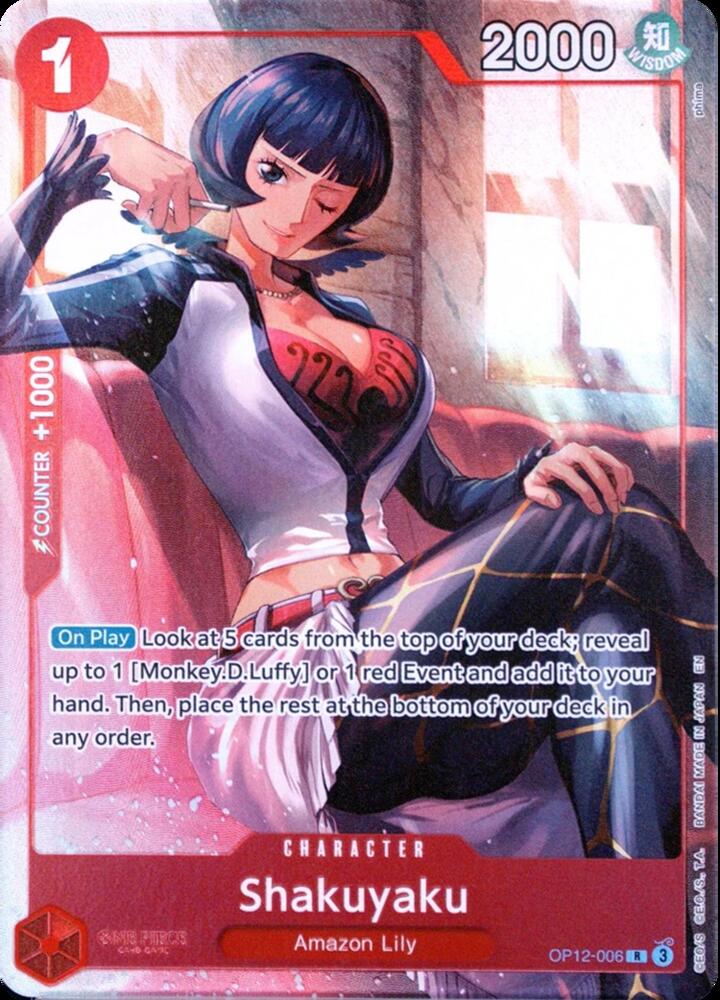 Shakuyaku (Premium Card Collection -Best Selection Vol. 5-), One Piece Promotion Cards OP12-006