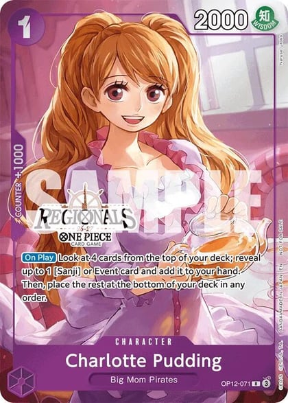 Charlotte Pudding (Regional Participation Pack 2026 Vol.1), One Piece Promotion Cards OP12-071