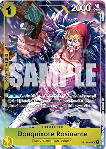Donquixote Rosinante (Illustration Box Vol.6), One Piece Promotion Cards OP12-108