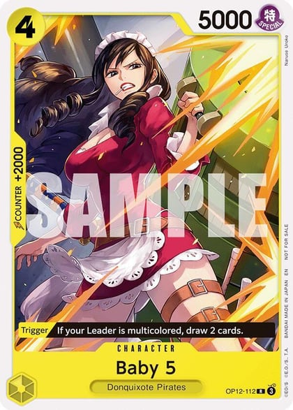 Baby 5 (Tournament Pack 2026 Vol. 1), One Piece Promotion Cards OP12-112