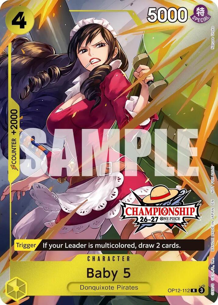 Baby 5 (CS 26-27 Celebration Pack), One Piece Promotion Cards OP12-112