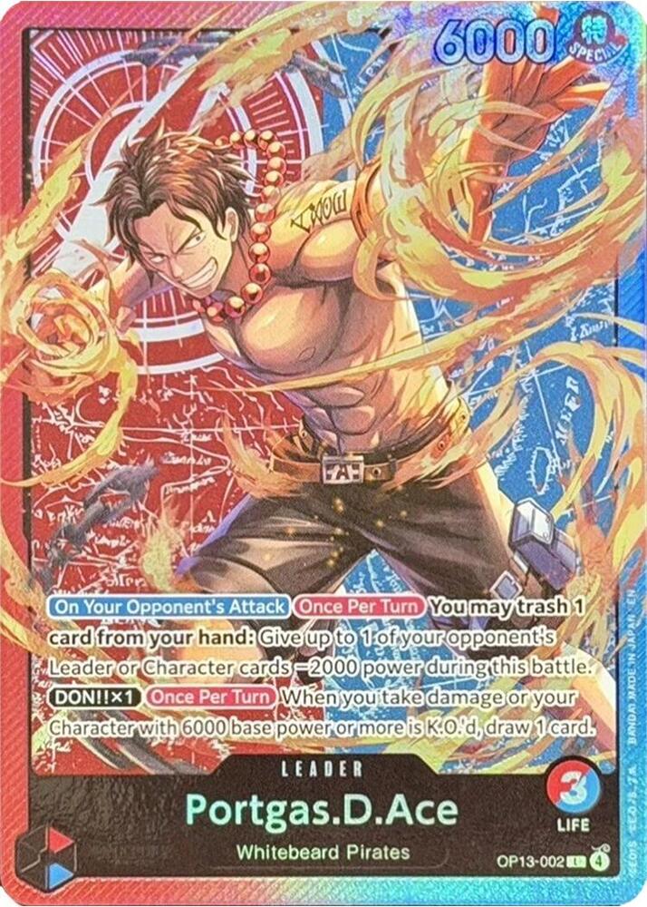 Portgas.D.Ace (Sound Loader Ace and Sabo Edition 2026), One Piece Promotion Cards OP13-002