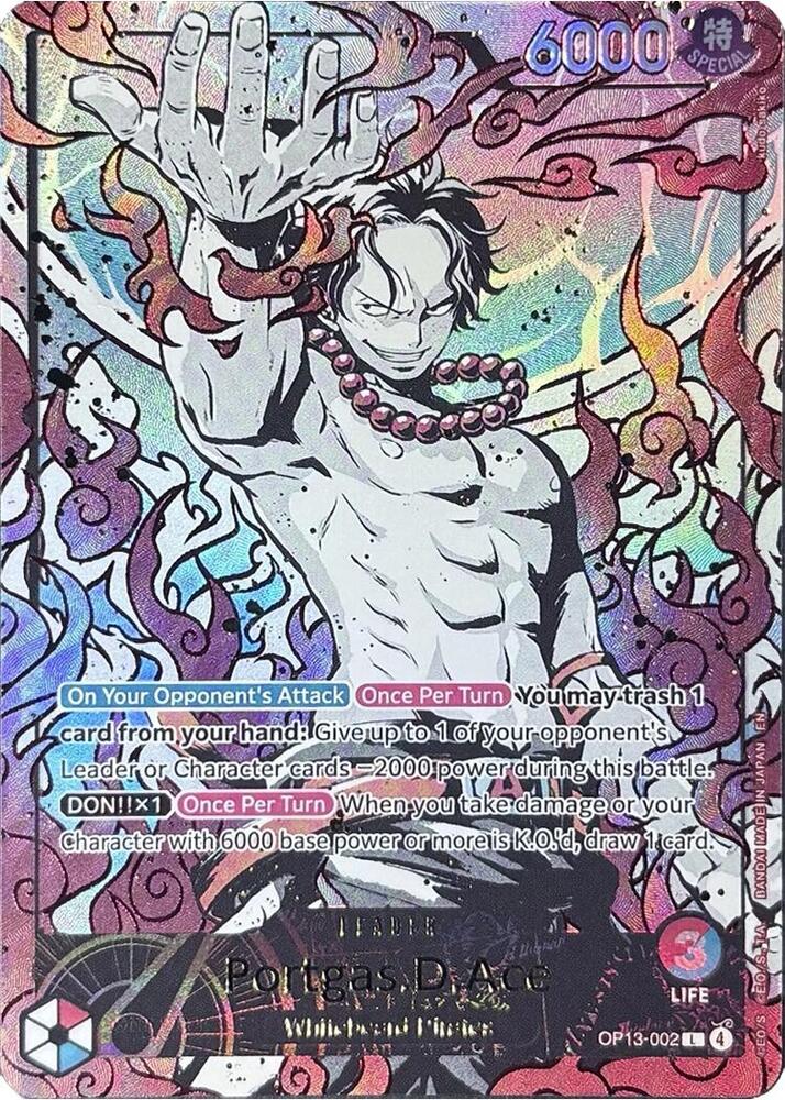Portgas.D.Ace (English Version 3rd Anniversary Set), One Piece Promotion Cards OP13-002
