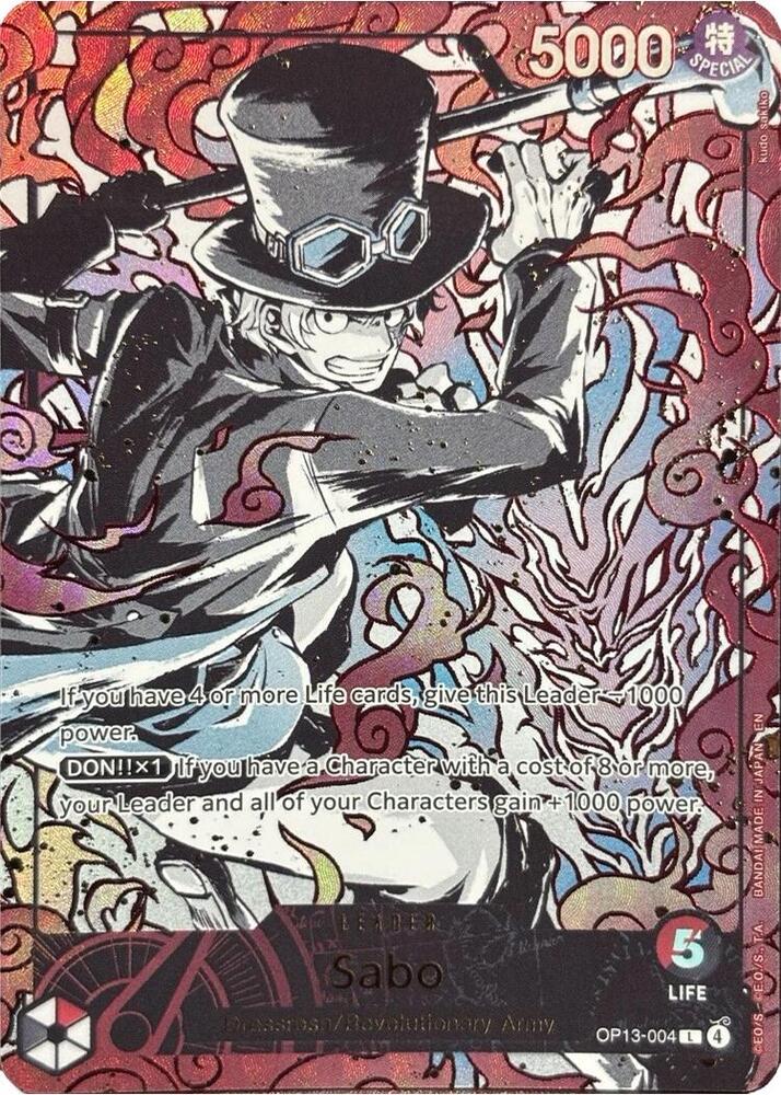Sabo (English Version 3rd Anniversary Set), One Piece Promotion Cards OP13-004