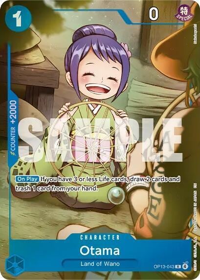 Otama (Premium Card Collection -Best Selection Vol. 6-), One Piece Promotion Cards OP13-043