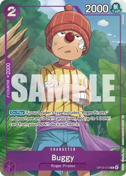 Buggy (Premium Card Collection -Best Selection Vol. 6-), One Piece Promotion Cards OP13-072