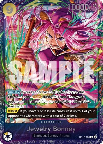 Jewelry Bonney (Treasure Cup May 2026), One Piece Promotion Cards OP13-108