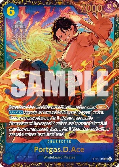 Portgas.D.Ace (119) (Treasure Cup 2026), One Piece Promotion Cards OP13-119