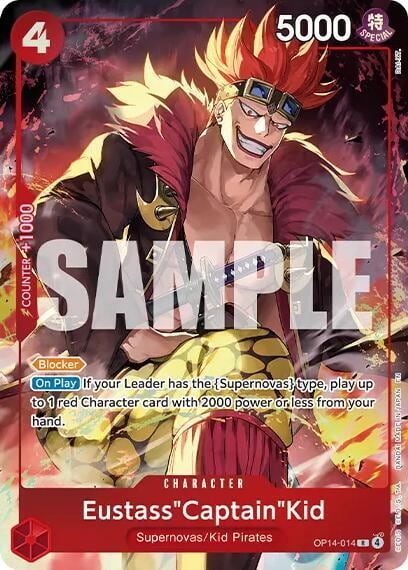 Eustass"Captain"Kid (Premium Card Collection -Best Selection Vol. 6-), One Piece Promotion Cards OP14-014