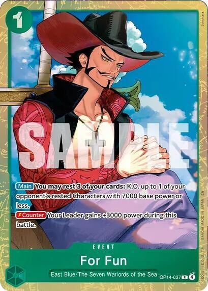 For Fun (Premium Card Collection -Best Selection Vol. 6-), One Piece Promotion Cards OP14-037