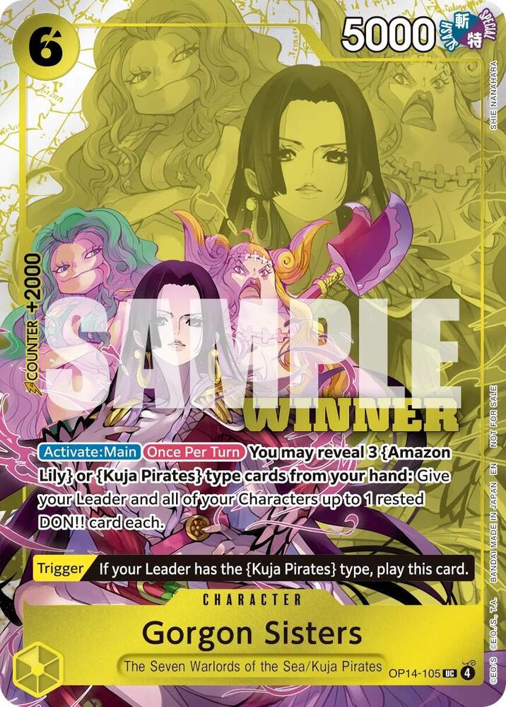 Gorgon Sisters (Winner Pack 2026 Vol. 3), One Piece Promotion Cards OP14-105