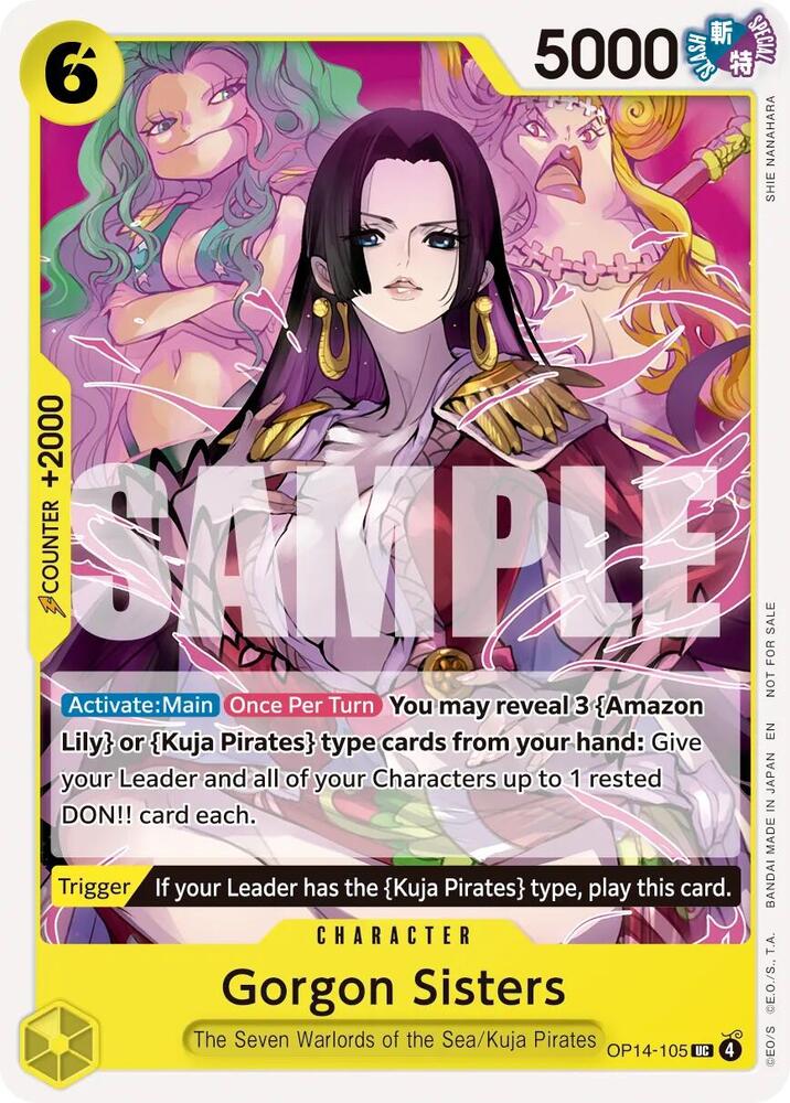 Gorgon Sisters (Tournament Pack 2026 Vol. 3), One Piece Promotion Cards OP14-105