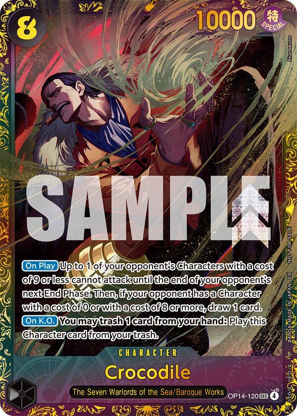 Crocodile - OP14-120 (CS26-27 Regionals Season 1), One Piece Promotion Cards OP14-120