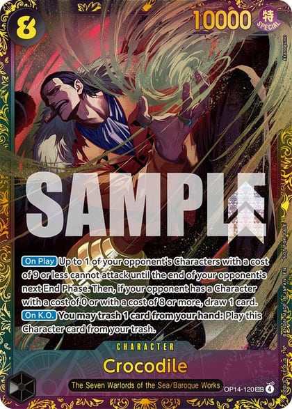 Crocodile - OP14-120 (CS26-27 Regionals Season 1), One Piece Promotion Cards OP14-120